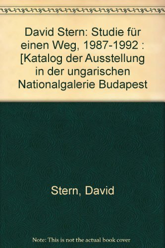 David Stern. Studien für einen Weg 1987-1992