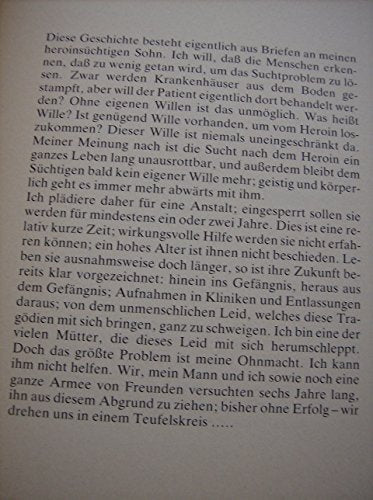 Der Teufelskreis. Briefe an meinen heroinsüchtigen Sohn.