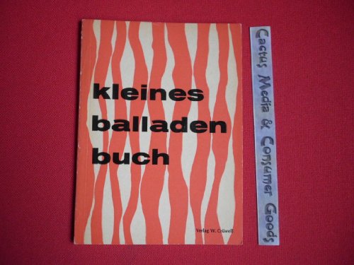 Kleines Balladenbuch