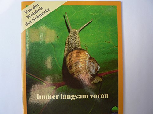 Immer langsam voran. Von der Weisheit der Schnecke