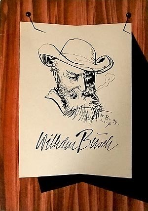 Wilhelm Busch. Einmal anders gesehen.