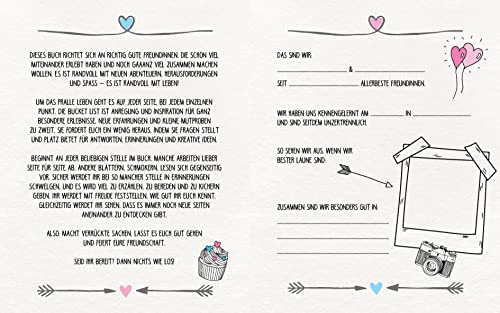 Die Bucket List für Freundinnen: 150 Dinge, die wir zusammen erlebt haben müssen. Das perfekte Geschenk für die beste Freundin