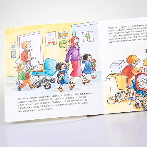 LESEMAUS 46: Conni kommt in die Schule (46): Eine Geschichte. Empfohlen von der Stiftung Lesen
