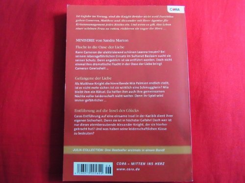 Julia Collection; Band 33; Die schönsten Minisreien von Cora, Sandra Marton, Retter meines Lebens (Julia Collection)