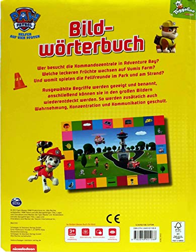 Paw Patrol Bild-Wörterbuch Bilderbuch Kinderbuch Chase Skye