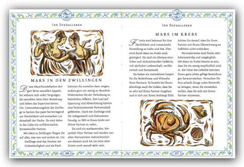Horoskop der Liebe - FISCHE - Ein kleines, bibliophiles STERNZEICHEN-Büchlein von FLECHSIG