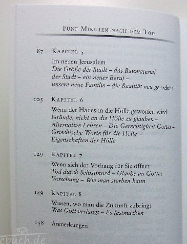 5 Minuten nach dem Tod