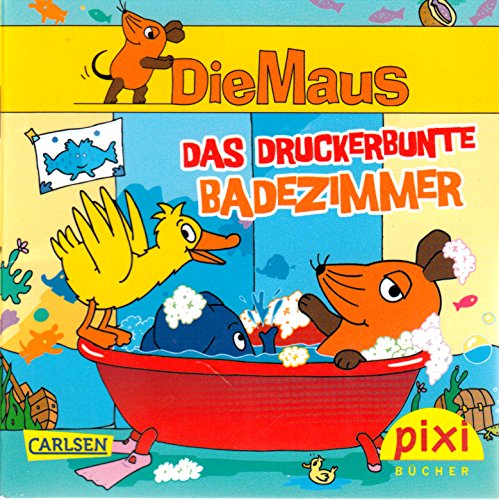 DAS DRUCKERBUNTE BADEZIMMER - Pixi-Buch Nr. 1595 - Einzeltitel aus PIXI-Serie 177 (aus Kassette)