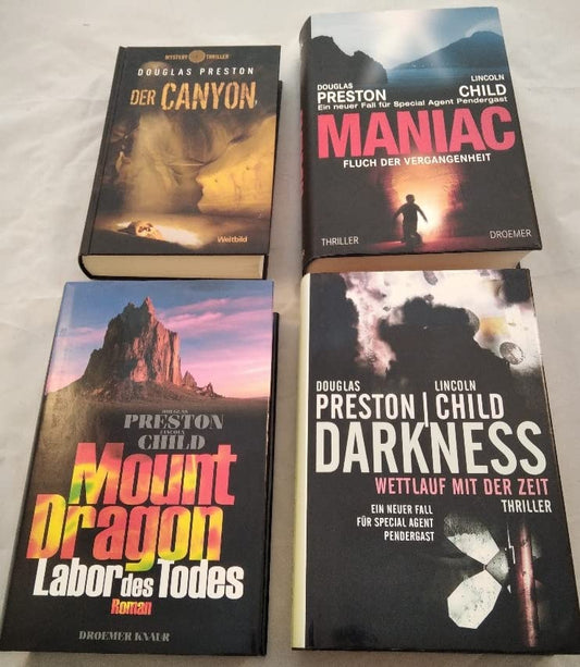 Thriller, Konvolut von 4 Bänden [4 Bücher].