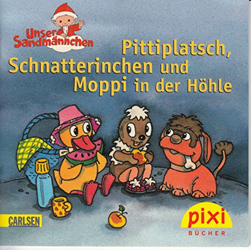Pittiplatsch, Schnatterinchen und Moppi in der Höhle - Pixi-Buch 1510 aus Serie 168