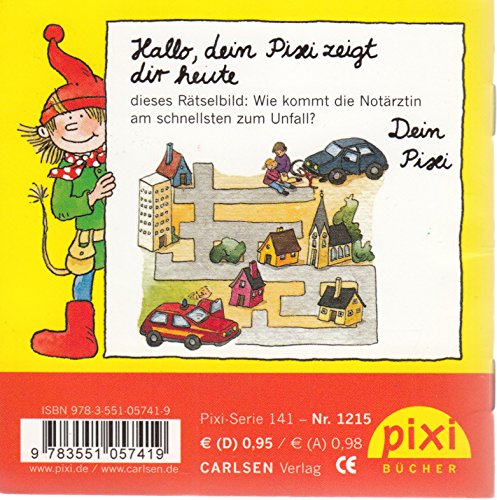 Pixi-Buch Nr. 1215: Ich habe eine Freundin, die ist Notärztin - Einzeltitel aus PIXI-Serie 141 (aus Kassette