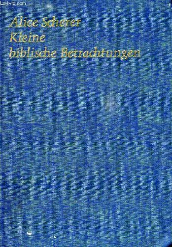 Kleine biblische Betrachtungen