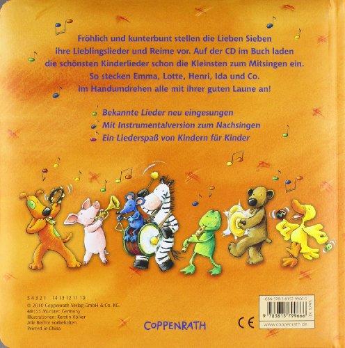 Die Lieben Sieben: Erste Kinderreime und Lieder (Bücher für die Kleinsten)