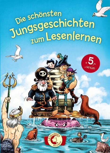 Die schönsten Jungsgeschichten zum Lesenlernen: Erstlesebuch mit großer Fibelschrift für Kinder ab 5 Jahre