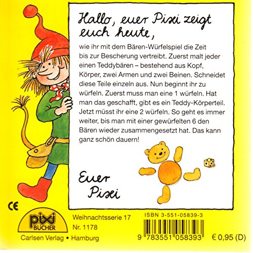Zwei kleine Bären feiern Weihnachten. Pixi 1178, Pixi Weihnachtsserie 17