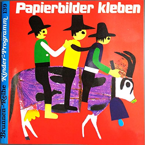 Papierbilder kleben. Kinder- Programm.