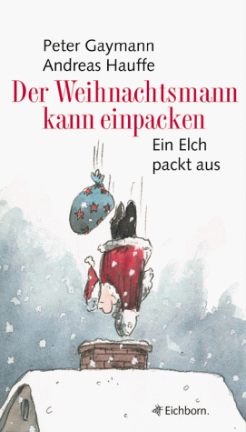 Der Weihnachtsmann kann einpacken: Ein Elch packt aus