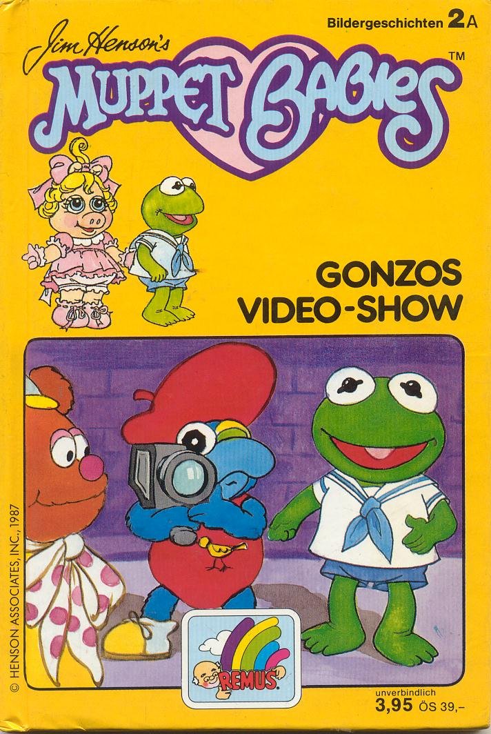 Muppet Babies. Gonzos Video-Show. Bildergeschichten 2A. Kinderbuch
