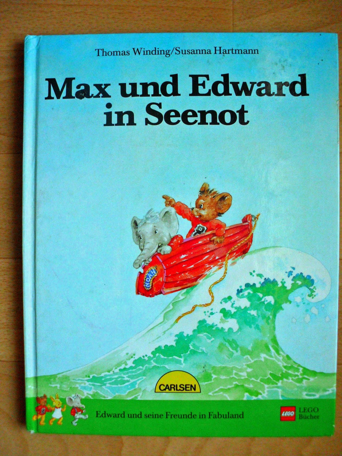 Max und Edward in Seenot. Edward und seinen Freunde in Fabuland. Lego Bücher.