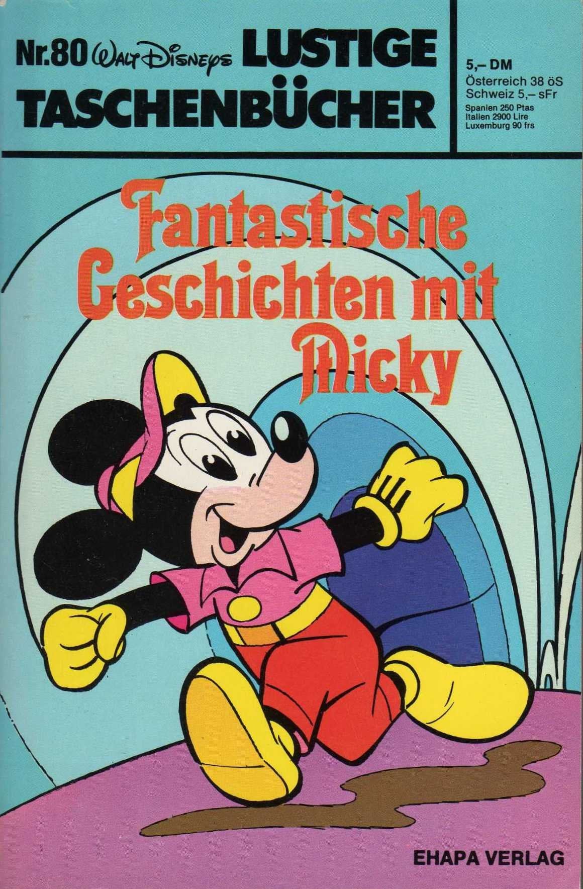 Walt Disney Lustige Taschenbücher LTB Nr. 80 - Fantastische Geschichten mit Micky Lustiges Taschenbuch