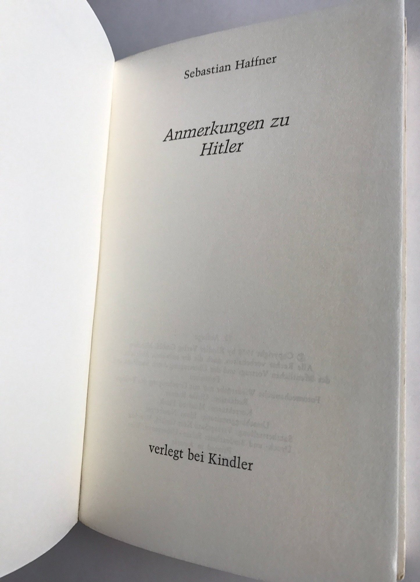 Anmerkungen Zu Hitler