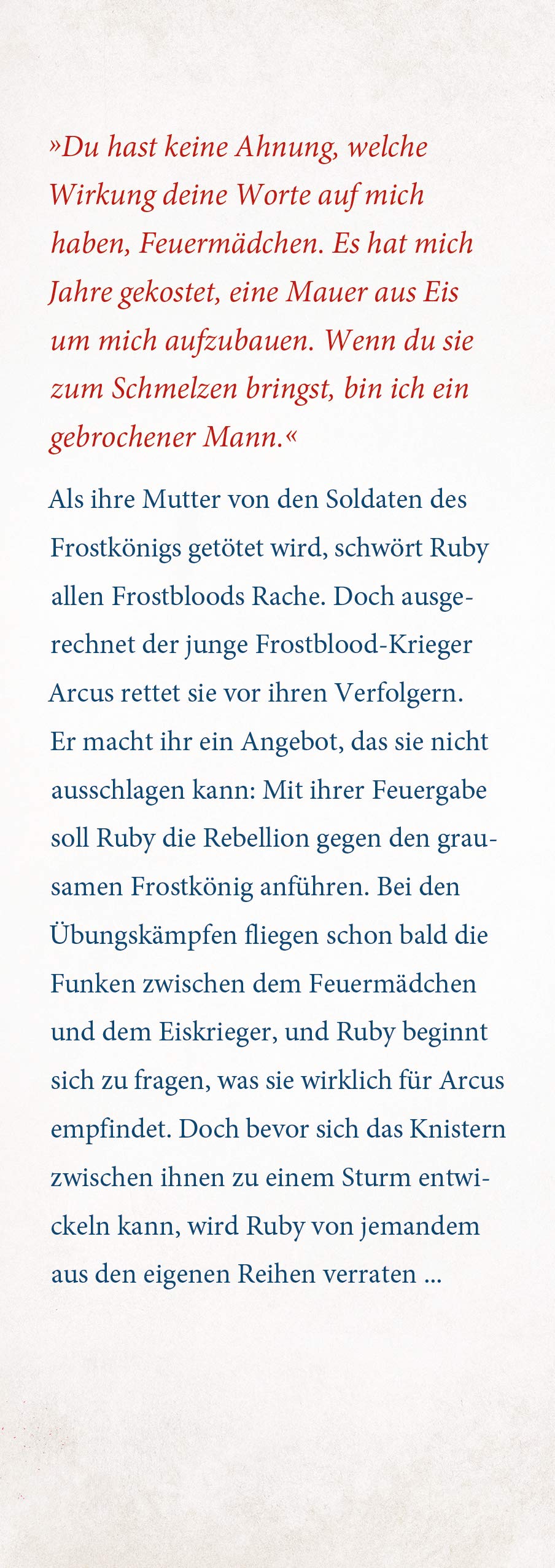 Fire & Frost, Band 1: Vom Eis berührt (Fire & Frost, 1)