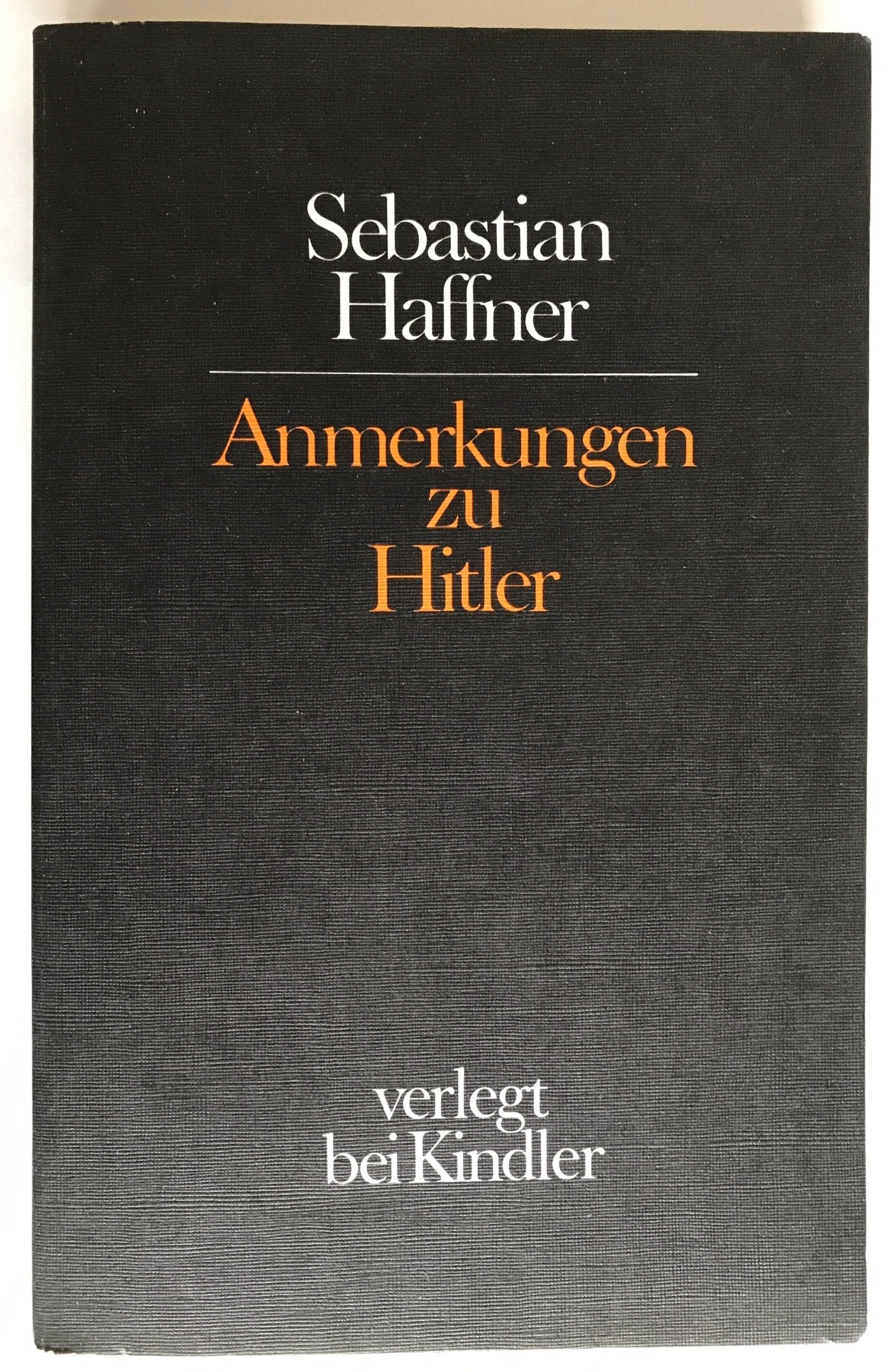 Anmerkungen Zu Hitler